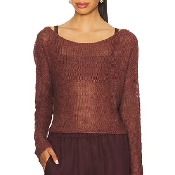 ENZA COSTA - 100% LINEN SWEATER - Picture 2 of 6